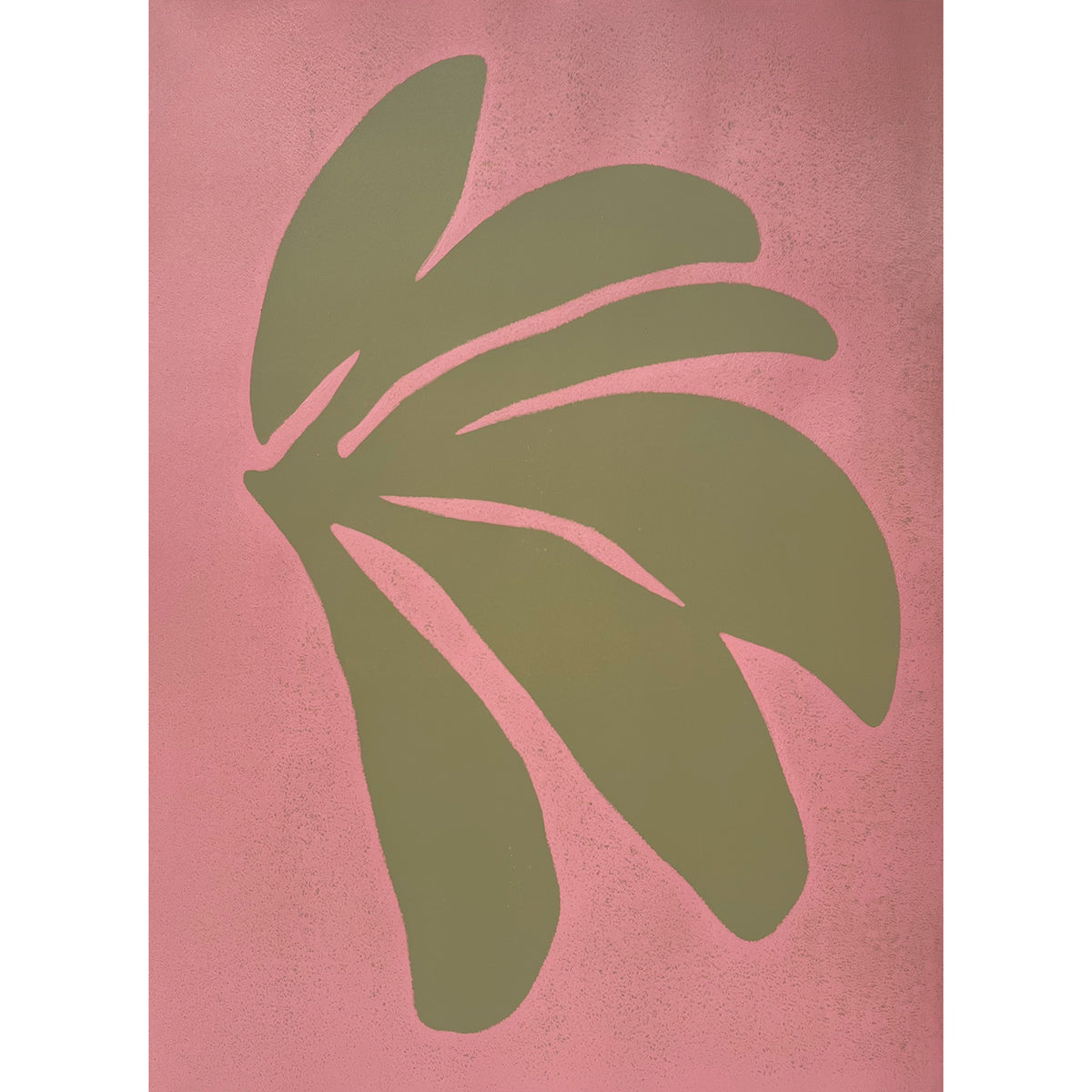 Blooming (groen & zachtroze)